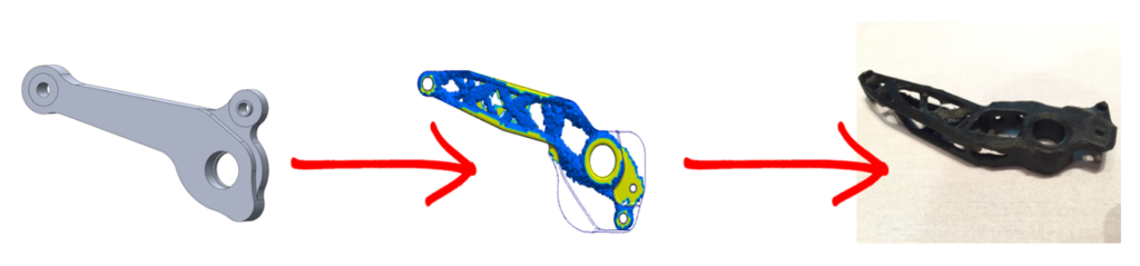 solidworks toplogy Thickness Control