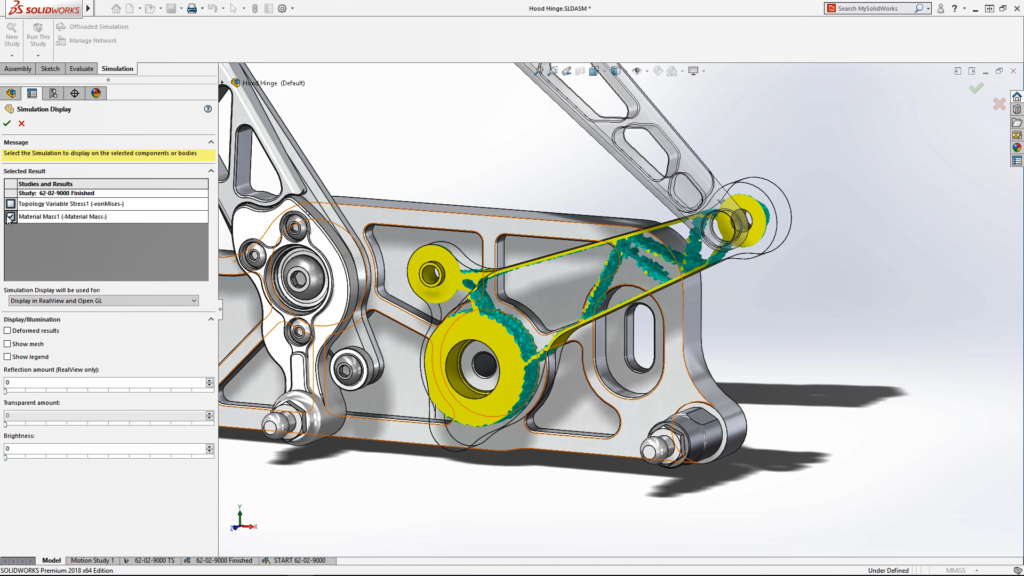 Optimization proposal for SolidWorks Topology Optimization