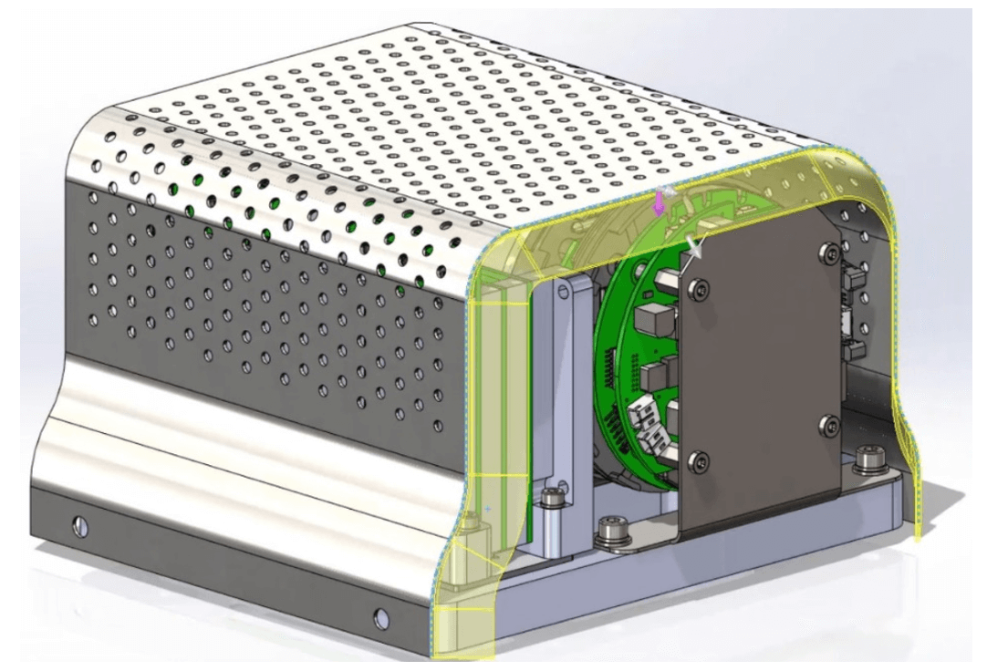 Edge flange on nonlinear or circular edges