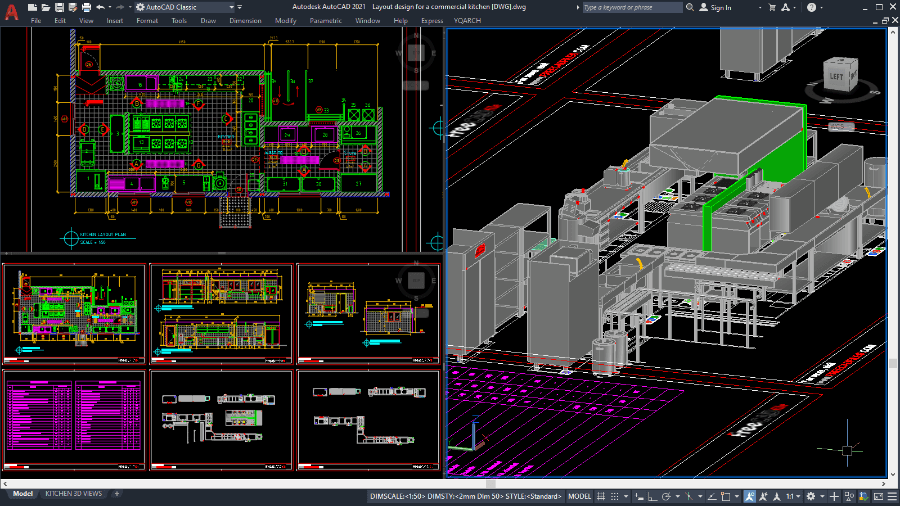 DWG capable in both 2D & 3D functionalities