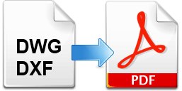 DWG/DXF file to PDF conversion