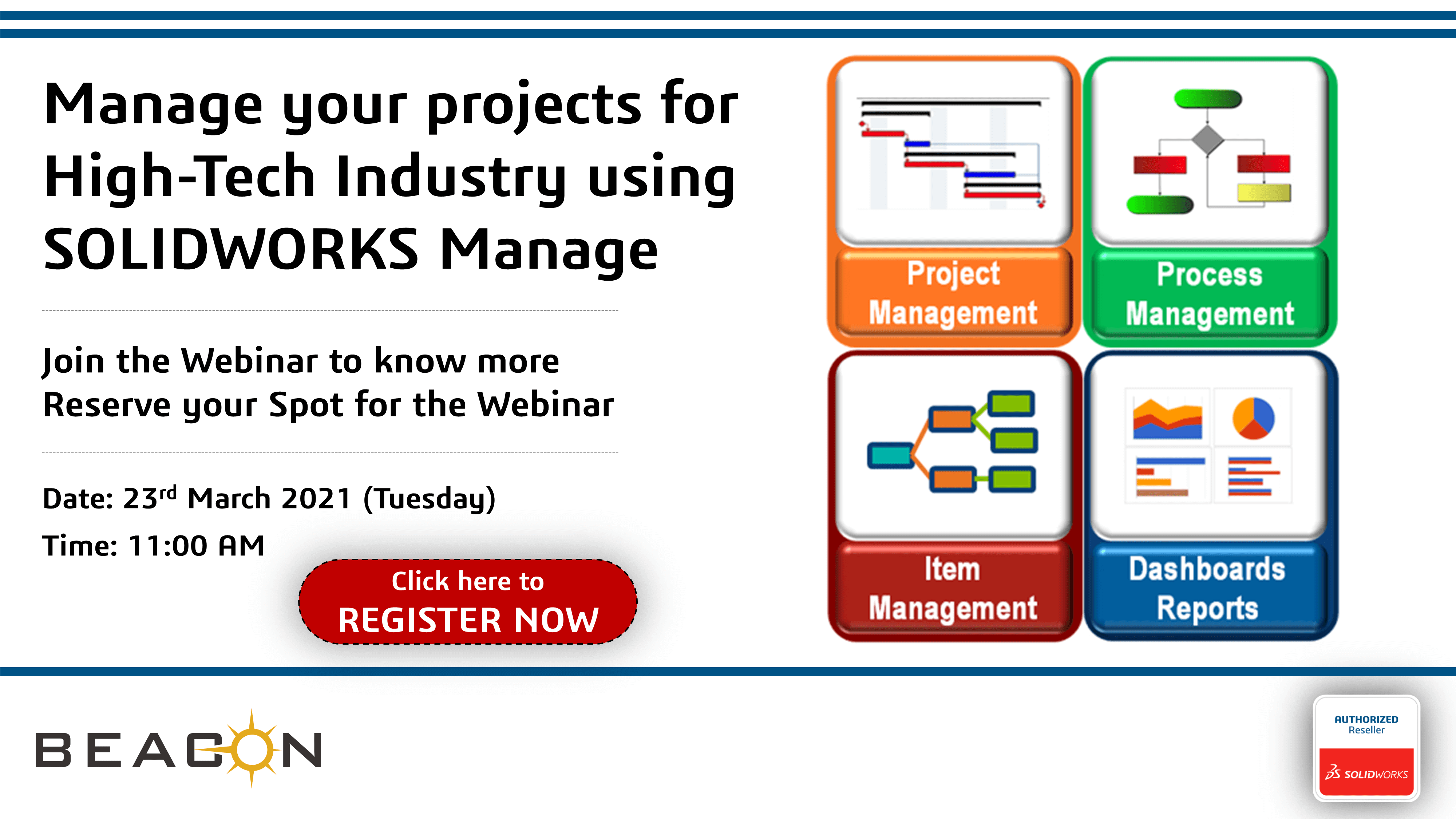 Manage your projects for High-Tech Industry using SOLIDWORKS Manage