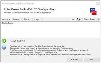 change the configurations of the motor