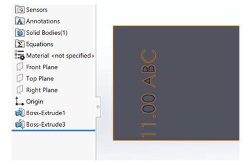 Workflow for Part level