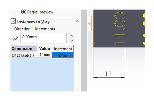 Workflow for Part level