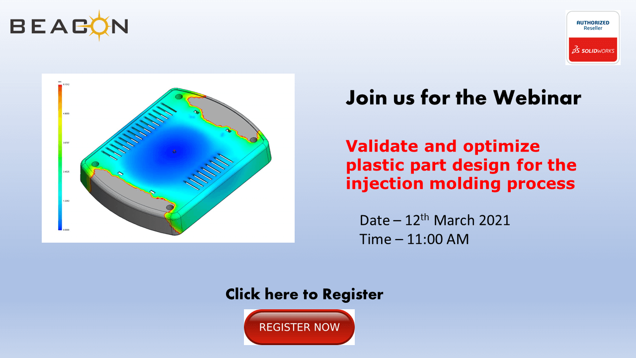 Validate and optimize plastic part design for the injection molding process