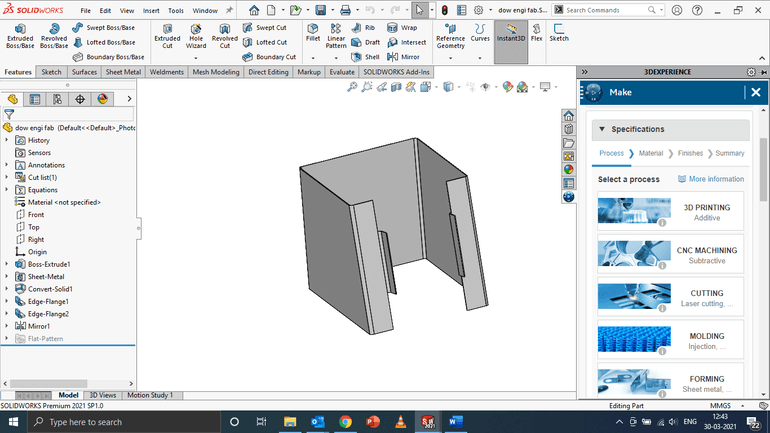 3D printing, CNC machining methods