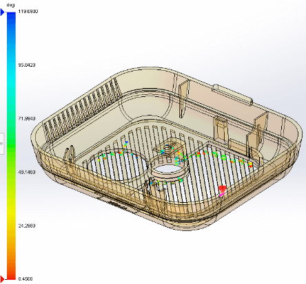 SOLIDWORKS Plastics Standard weld lines