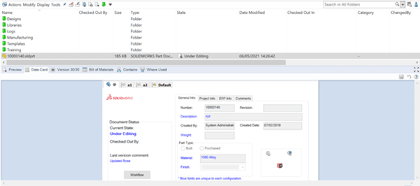 SOLIDWORKS MANAGE Design & Reuse