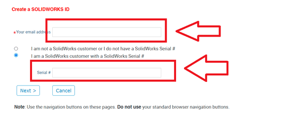 creating a solidworks id