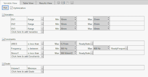 Design Study Optimization