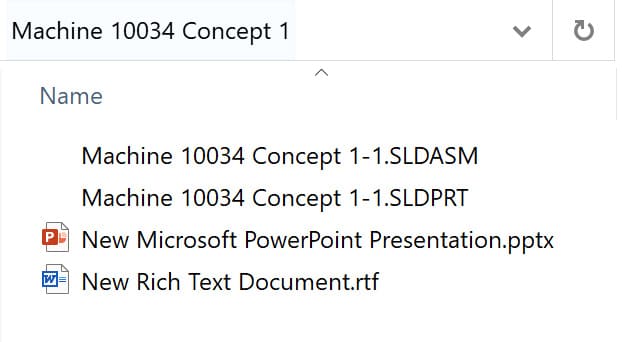 This image shows the conventional method of storing concepts in various files & folders and tracking using excel