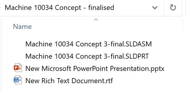 This image shows the conventional method of storing concepts in various files & folders and tracking using excel