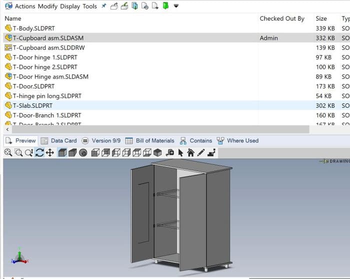 The assembly file and its references